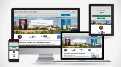 dermatology web design and development