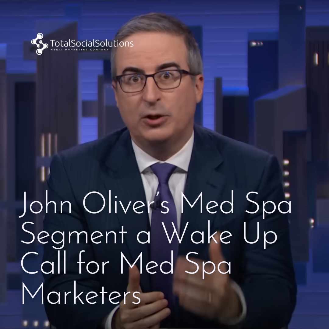 john oliver med spas marketing ethics
